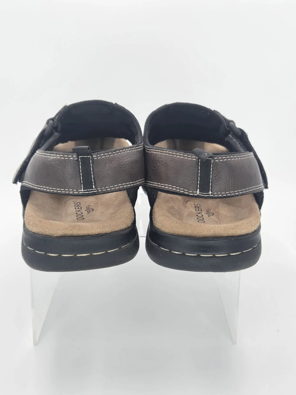 Dockers Searose Fisherman Men's Brown Outdoor Comfort Memory Foam Sandals Size 9
